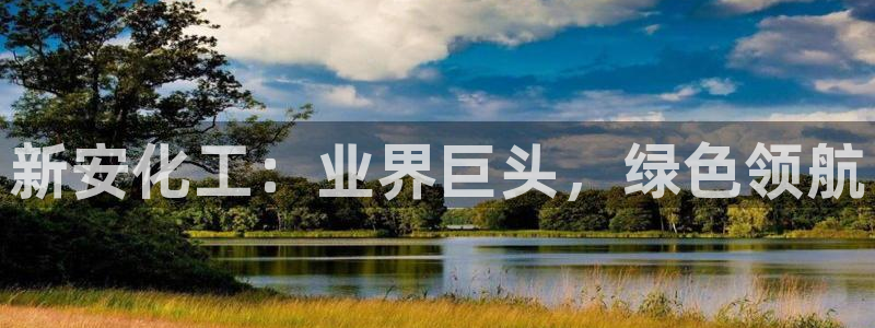球盟会出款黑了：新安化工：业界巨头，绿色领航