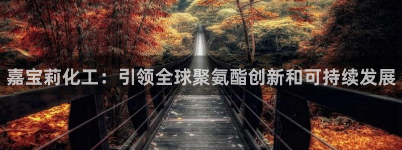 球盟会地址：嘉宝莉化工：引领全球聚氨酯创新和可持续发展