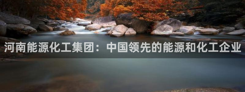 球盟会体育app官方网站：河南能源化工集团：中国领先的能源和