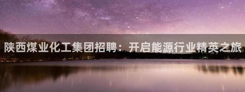 球盟会中国官方网站：陕西煤业化工集团招聘：开启能源行业精英之