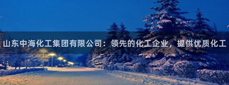 球盟会黑款吗知乎小说：山东中海化工集团有限公司：领先的化工企