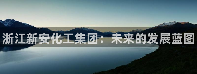 球盟会几点玩合适：浙江新安化工集团：未来的发展蓝图