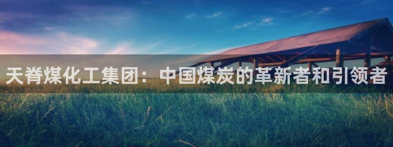 球盟会网页登录入口：天脊煤化工集团：中国煤炭的革新者和引领者
